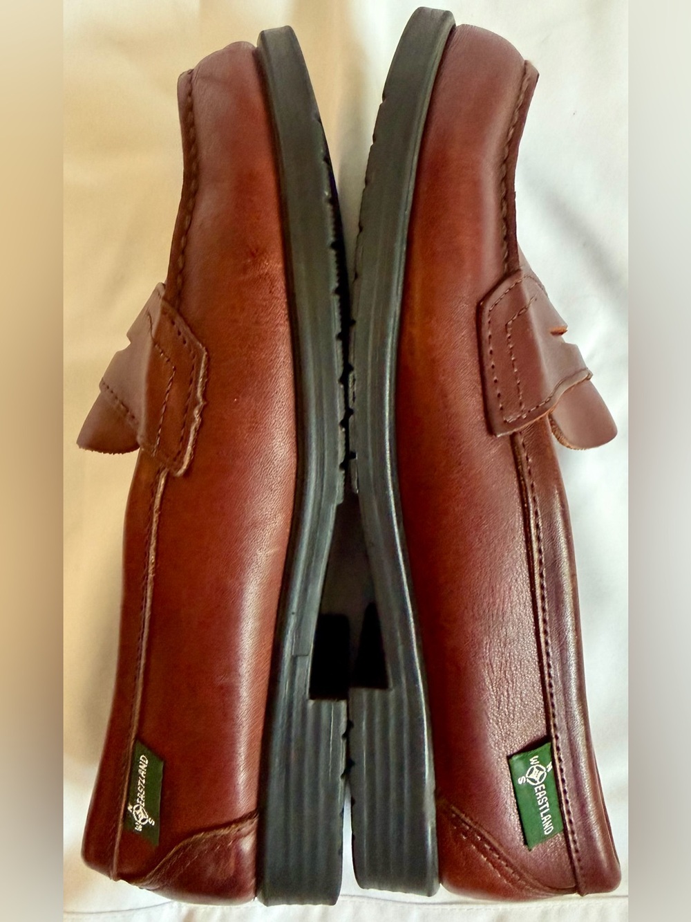 Eastland Leather Penny Loafers Mahogany Brown Size 8 - Picture 2 of 10